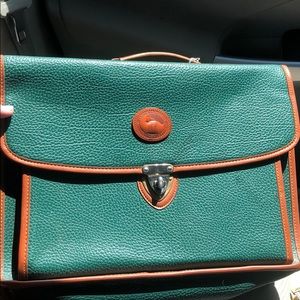 Dooney and Bourke laptop bag vintage leather